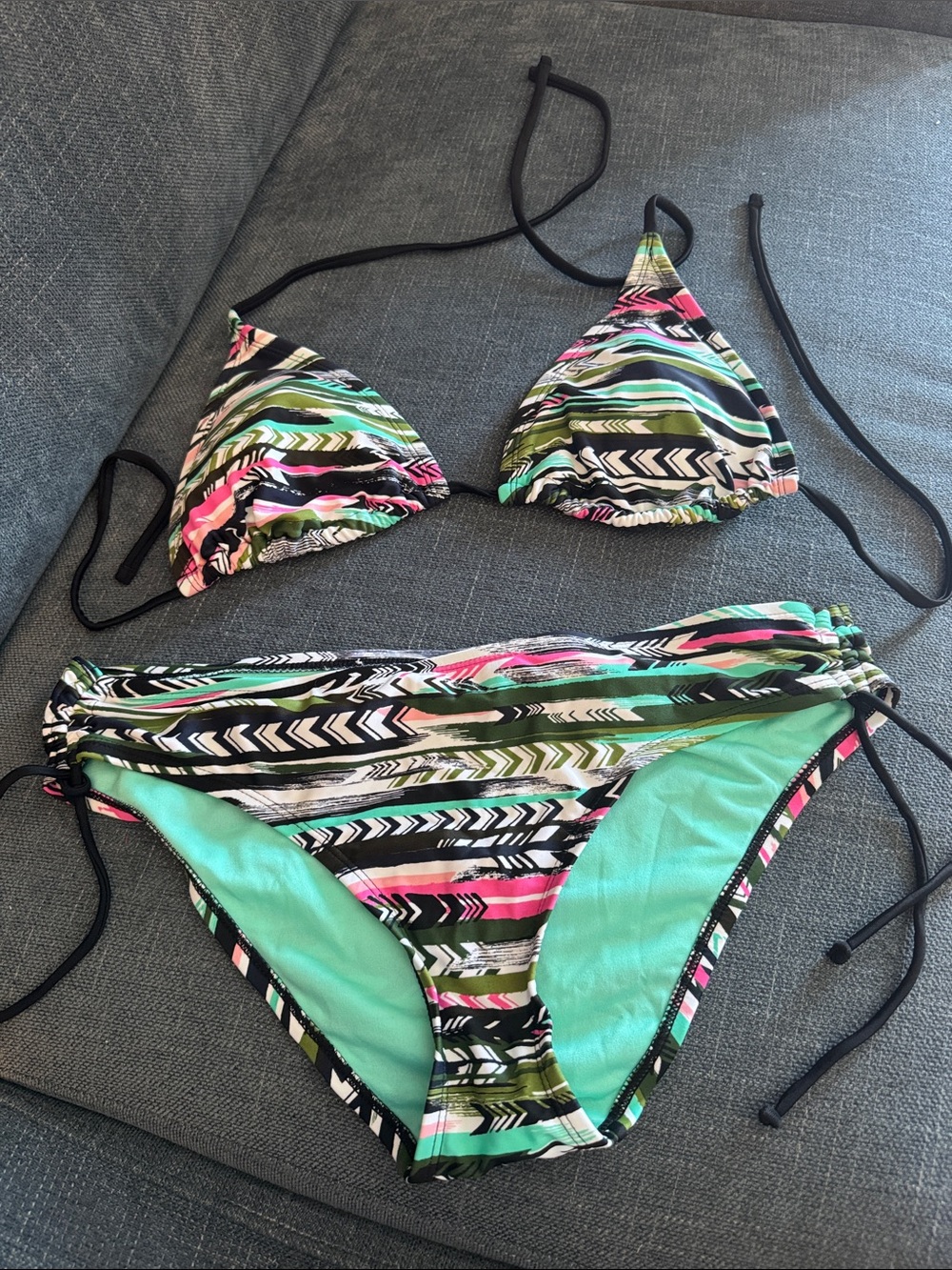 Bikini with wrap sarong